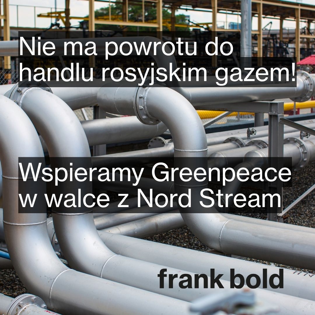 Stop wojnie, zmianom klimatycznym i handlowi rosyjskim gazem